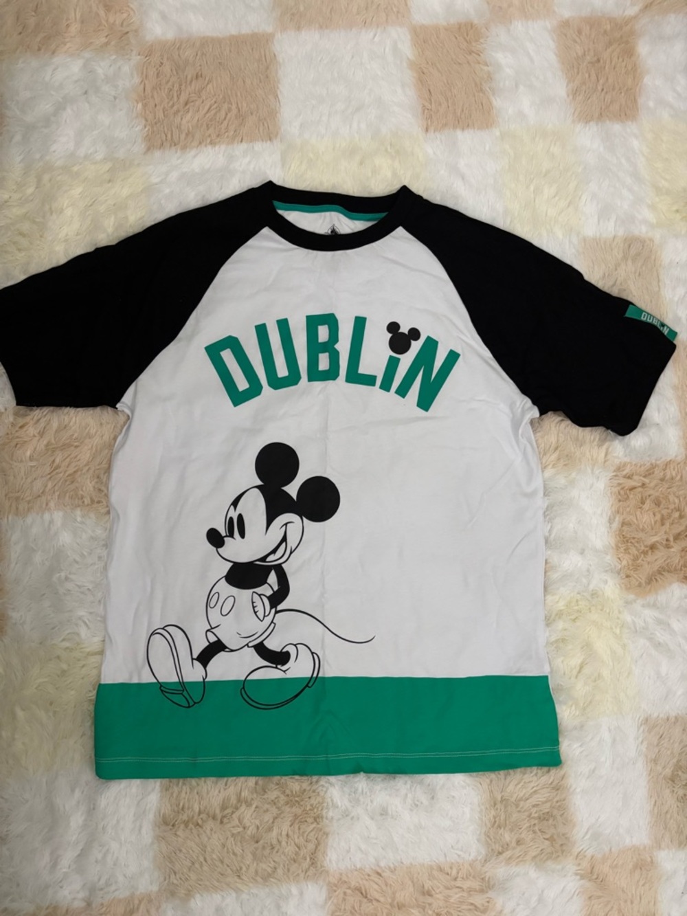 Disney Dublin Mickey Raglan Tee NWOT